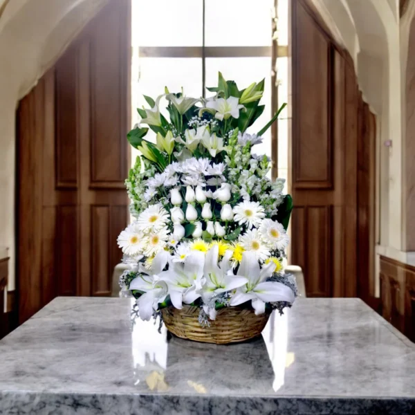 Pie de Caja Fúnebre Luz del Recuerdo