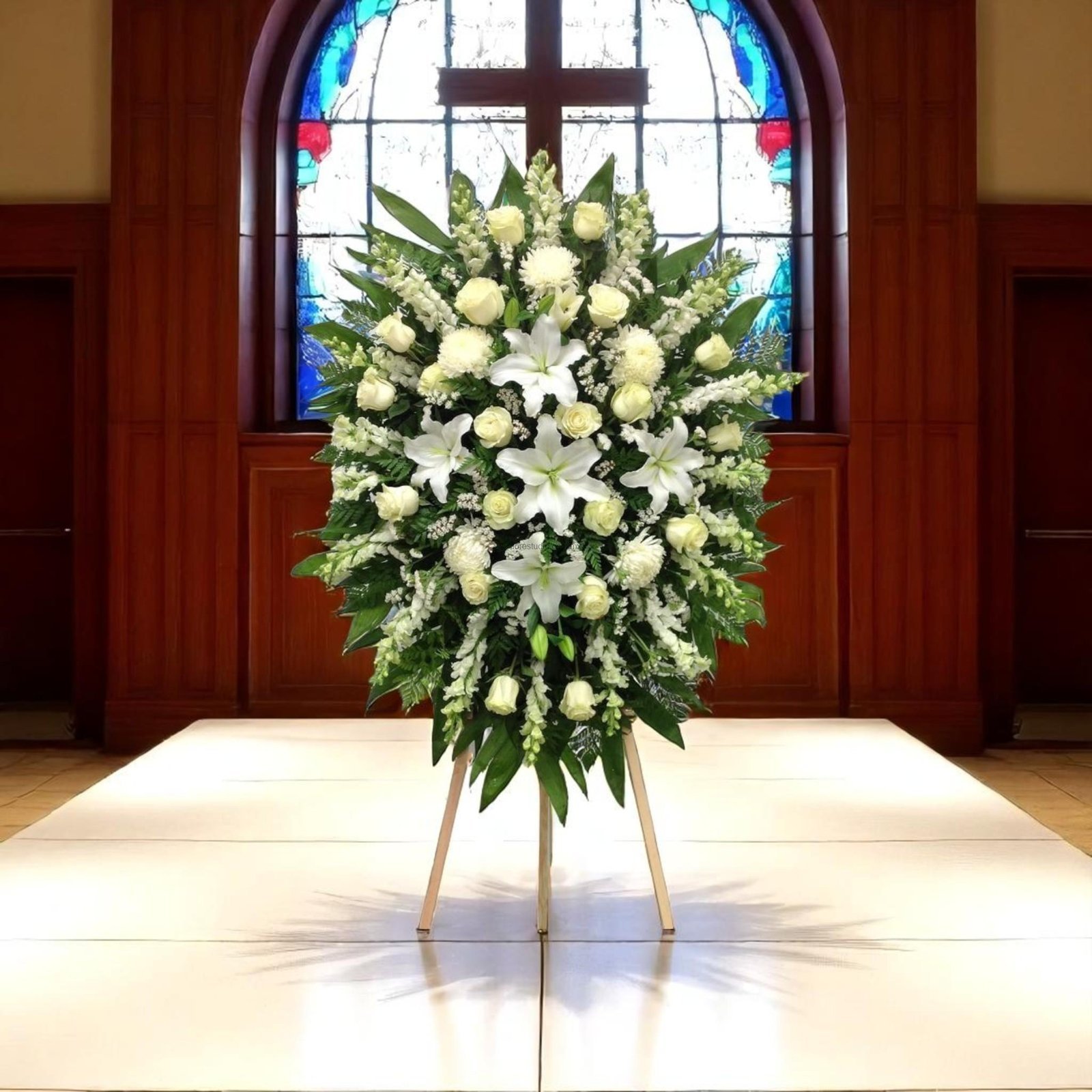 Corona Fúnebre Camino en Luz